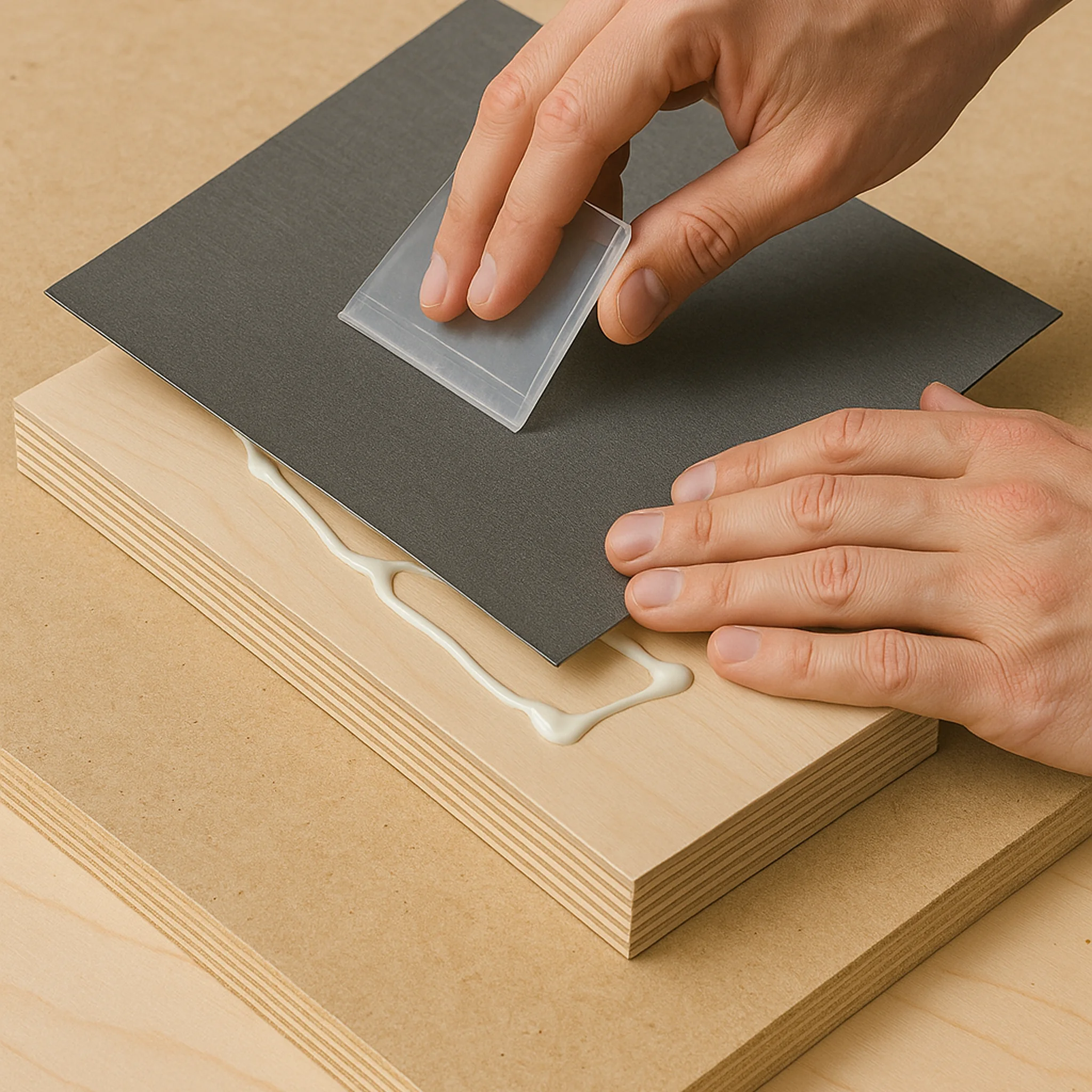 Contre-collage et Stratification